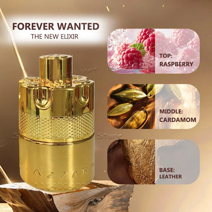 100ML Azzaro The Most Wanted Parfum Mens Cologne Luxury Perfumes For Men With 5ml Bottom Charge Perfume Refillable Bottle