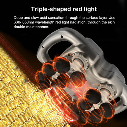 Fascia Massage Gun High frequency Body Neck Shoulder Back Waist Massager Professional Muscle Massage Machine 16-Head Fascia Gun