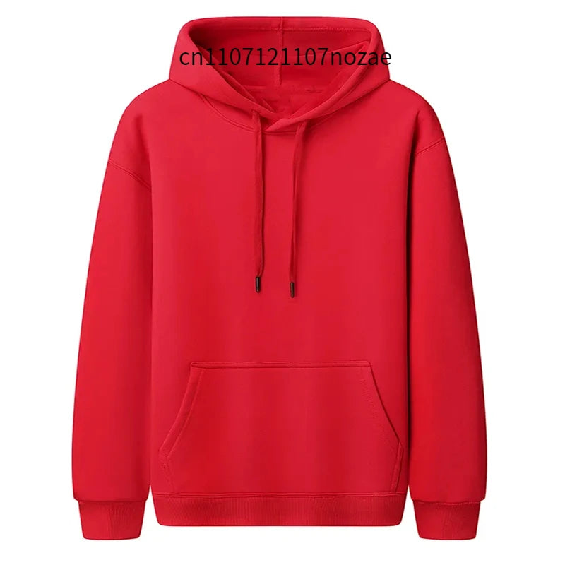 Fleece Men's Women Oversize Casual Sweatshirt Hoodies Couple Unisex Pullover Autumn Winter Loose Cotton Sport Hoody Clothing Top