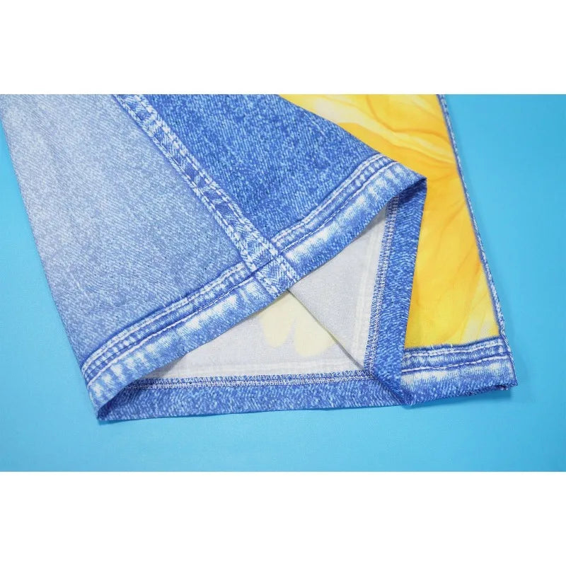 KEXU Women's Tie Dye Printed Wide Leg Casual Loose Long Pants Streetwear