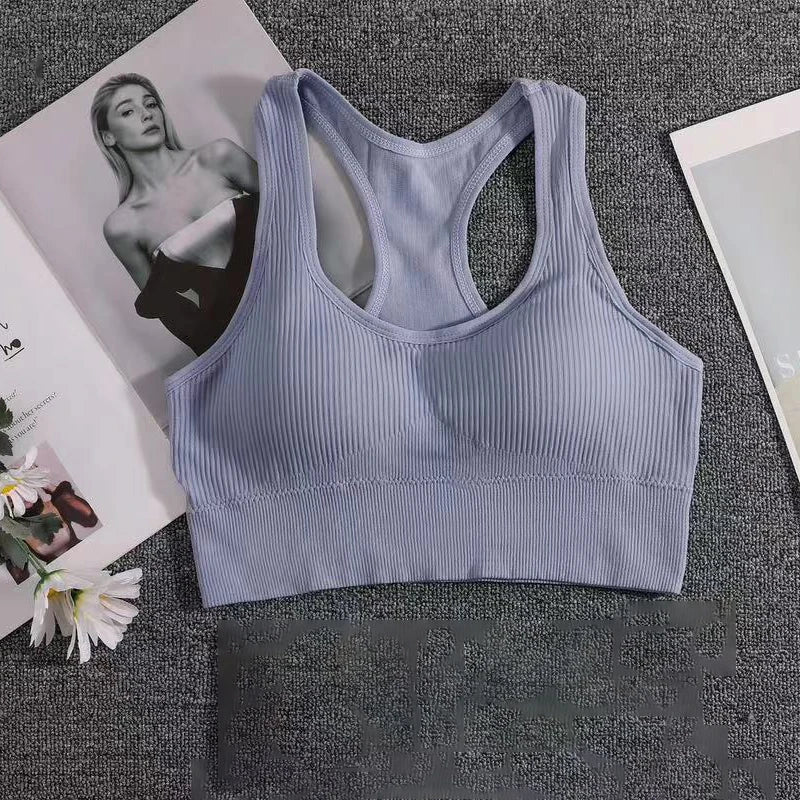 Women Sports Bra Top Push Up Fitness Yoga Bra Underwear Sport Tops For Women Breathable Running Vest Gym Wear Female Underwear