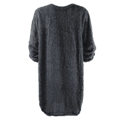 Women Winter Sweater Knit Crewneck Warm Long Sleeve Casual Sweatshirts Dress Casual Breathable Winter Warm Comfort Dress