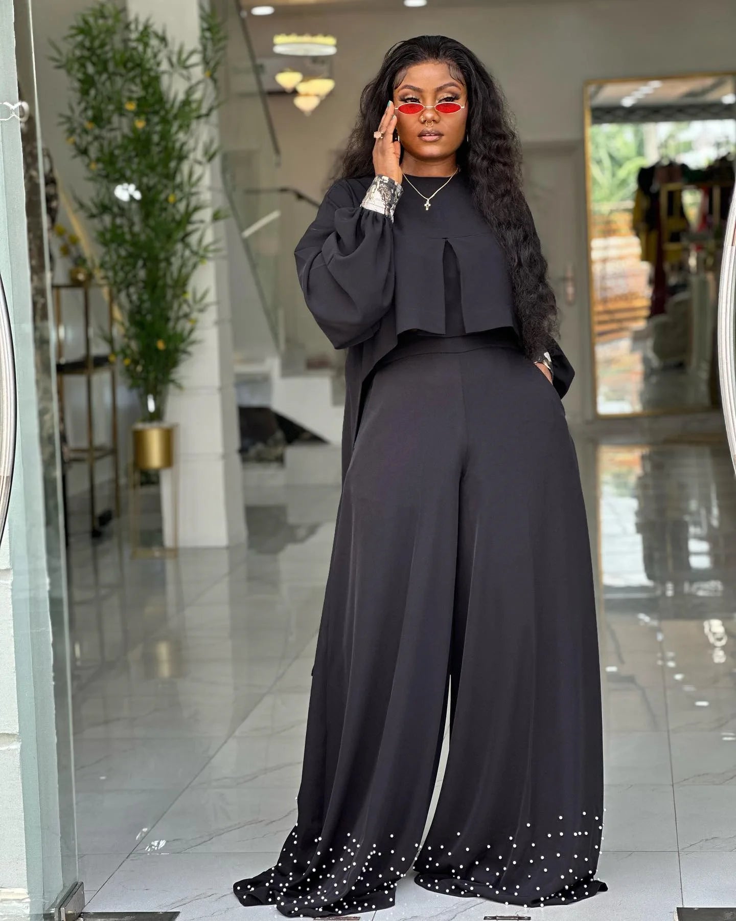 2 Piece Women Sets 2025 New Arrival Spring Summer Matching Sets Solid Color Two Pieces Sets Top And Pants Suits Outfits Clothing