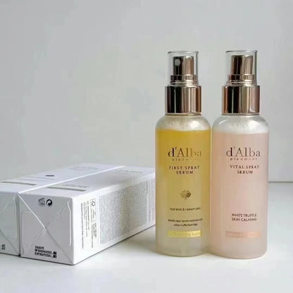 D'Alba White Truffle Initial Mist Facial Moisturizer Aromatic Spray Serum PA++++ SPF50+ Lightweight Sunscreen Korean Skin Care
