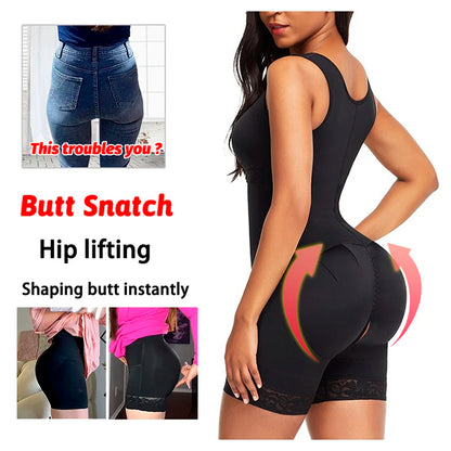 Full Body Corset Bodysuit Carving Shaper Tights Postpartum Girdles Fajas Colombian Sheath Butt Push Up Women Modeling Shapewear