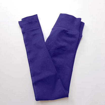 NCLAGEN Impact Leggings Women Seamless Sports Yoga Pants Low Ribbed Band Gym clothes Fitness Workout wear Scrunch Bum Tights