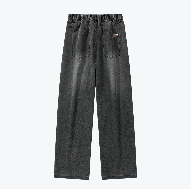 2025ss Autumn 190cm Big Tall Men Stretch Pants Extra Long Length 115cm Pants Large Size Straight-leg Jeans Sports Leisure Clothi