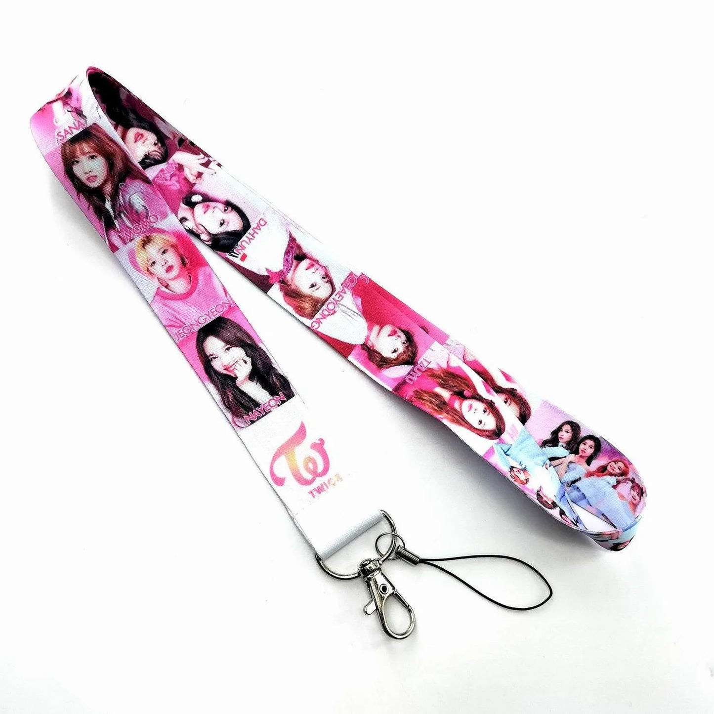 Twice Key Lanyard ID Badge Holders Animal Phone Neck Straps with Keyring Phone Accessories