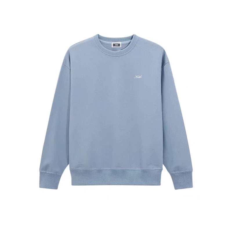 2025 Autumn High Quality O-Neck Sweatshirts Cotton Brand Embroidery logo Casual Hoodie Men Long Sleeve Women Tracksuit Tops