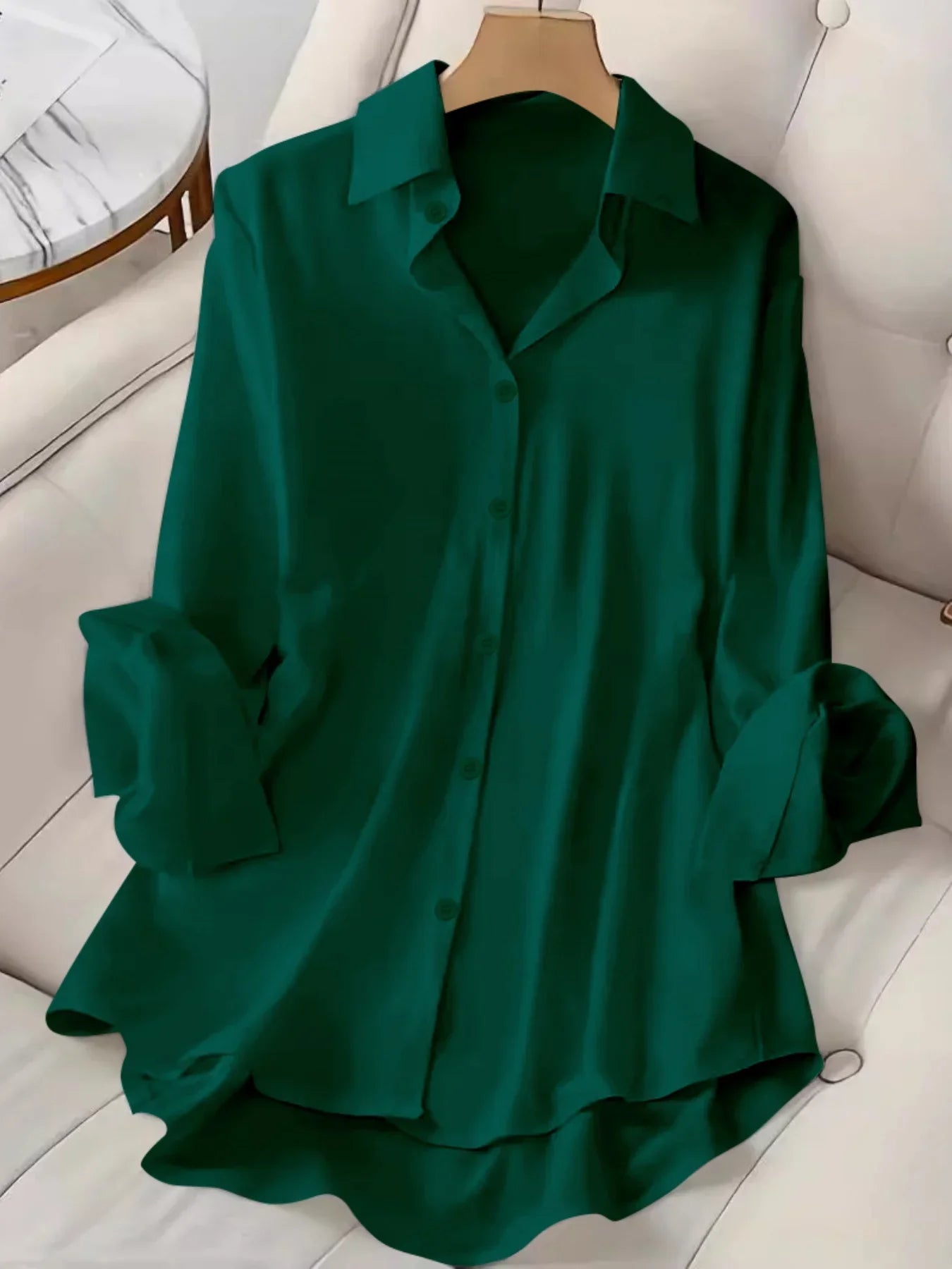 Plus Size Shirts New Women's Casual Loose Fashion Top Elegant Korean Style Solid Sweet Blouses Single-breasted Lapel