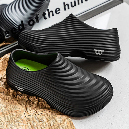 Waterproof Anti-skid Oil Proof Chef Kitchen Shoes Soft Working Footwear Without Steel Cap Clogs Garden Beach Shoes Summer