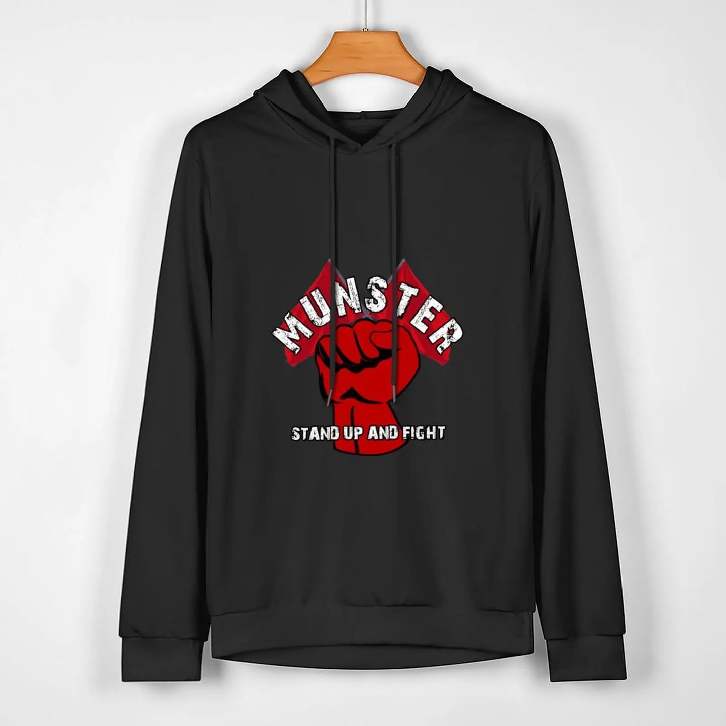 Munster Rugby - Stand up and Fight Hoodie autumn jacket men autumn men wear autumn new products hoodie streetwear