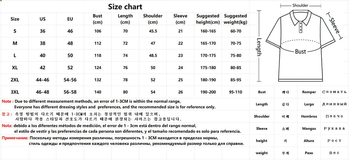 Summer men's short sleeved polo shirt business office lapel shirt Men's sports and casual top European and American plus size