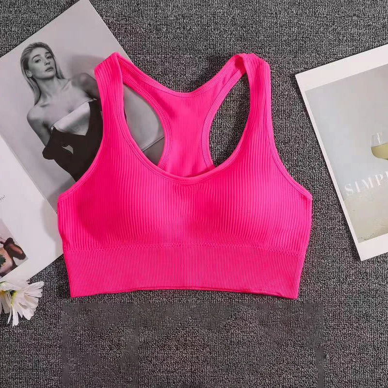 Women Sports Bra Top Push Up Fitness Yoga Bra Underwear Sport Tops For Women Breathable Running Vest Gym Wear Female Underwear