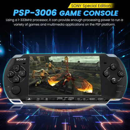 PlayStation PSP3000 Game Console (PSP-3006) PlayStation Handheld GBA Arcade Game Console+(Free Games) No UMD function