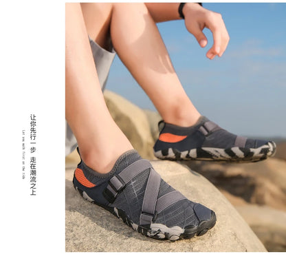 Men Women Elastic Beach Barefoot Seaside Aqua Shoe Quick-Dry Breathable Surf Wading Shoe Non Slip Upstream Swimming Water Shoe