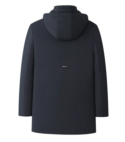 Top Grade Five Protective Tech Luxury Winter New Brand Camel Fleece Men's Parka Jacket Windbreaker Coats Heavy Plush Lining