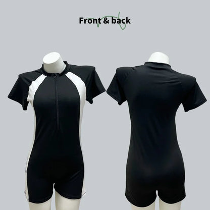 Conservative Swimsuits women's skirt-style Sportswear Slim And Simple Spring women's Racing Swimming Swimsuits