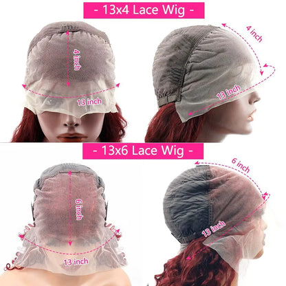 13x6 HD Transparent Lace Front Wigs #4 brown chocolate straight human hair 36 Inches   200 Density Brazilian Human Hair For Wome