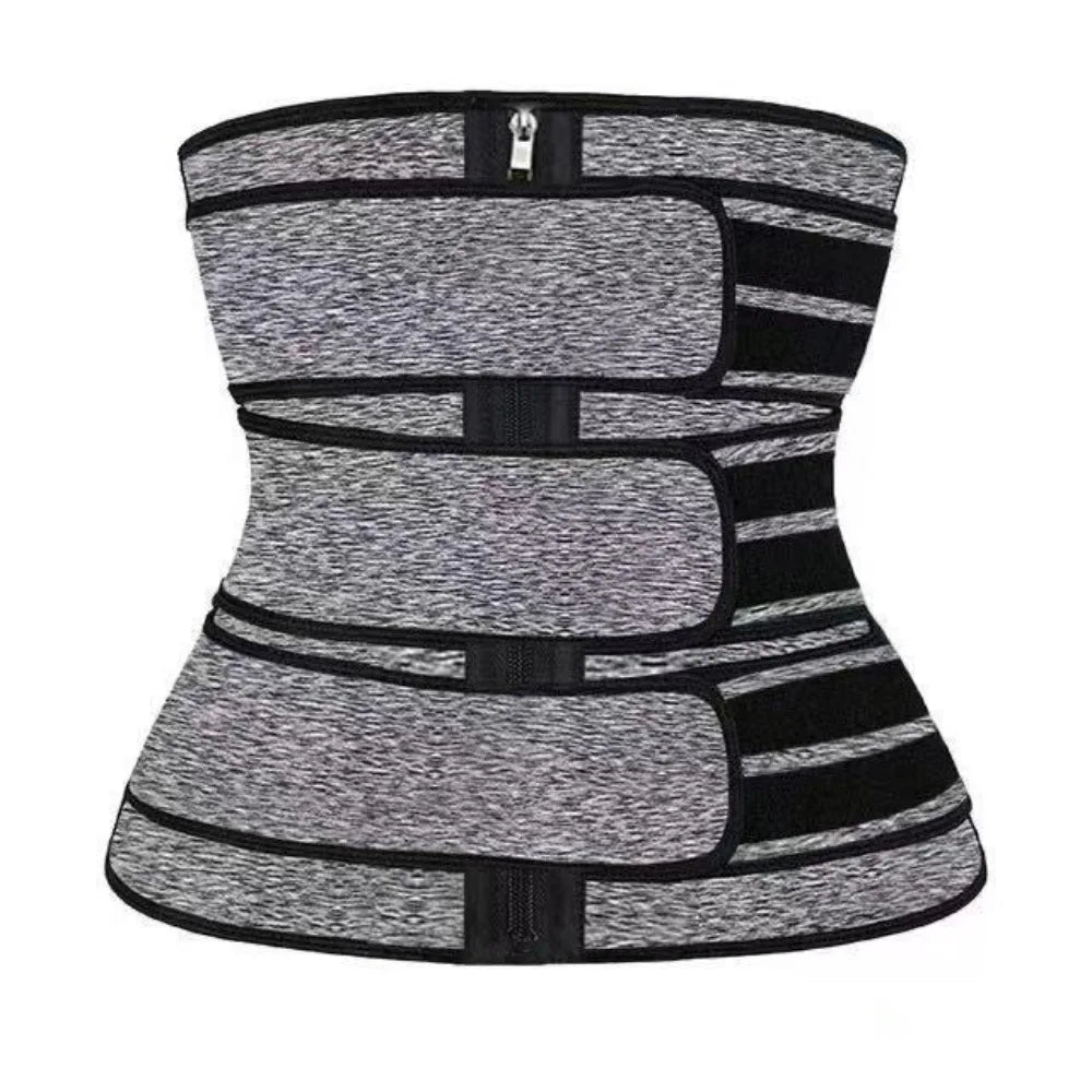 Body Shaper Double Straps Waist Trainer Corset Sauna Sweat Compression Fitness Body Shaper Hot Abdominal Slimming Belt Shapewear