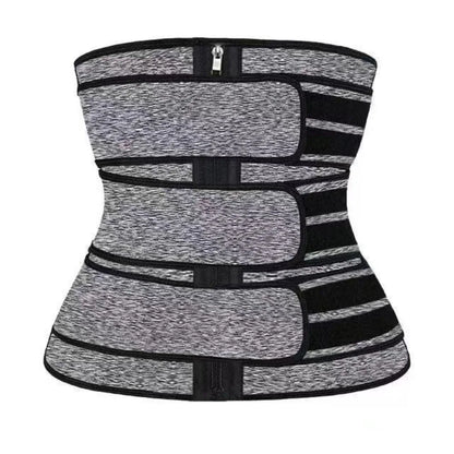 Body Shaper Double Straps Waist Trainer Corset Sauna Sweat Compression Fitness Body Shaper Hot Abdominal Slimming Belt Shapewear