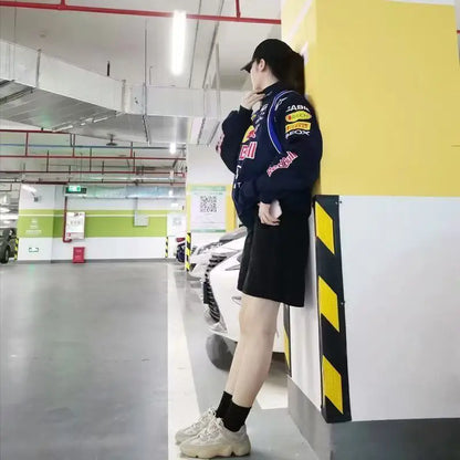 Red Bull 2025 New Men's and Women's Racing Jacket Red Bull Outdoor Sports Jacket Spring and Autumn Fashion High Quality Jacket