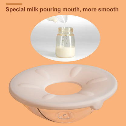 Wearable Milk Saver for Breastfeeding Manual Breastmilk Collector Silicone Breast Shell Milk Catcher for Collecting Breastmilk