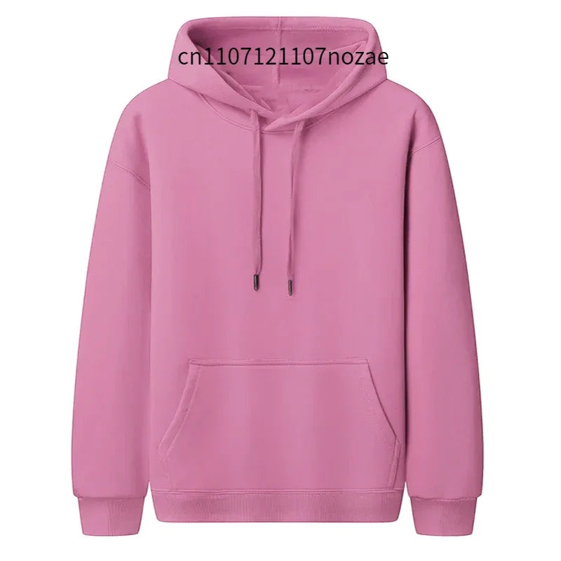 Fleece Men's Women Oversize Casual Sweatshirt Hoodies Couple Unisex Pullover Autumn Winter Loose Cotton Sport Hoody Clothing Top