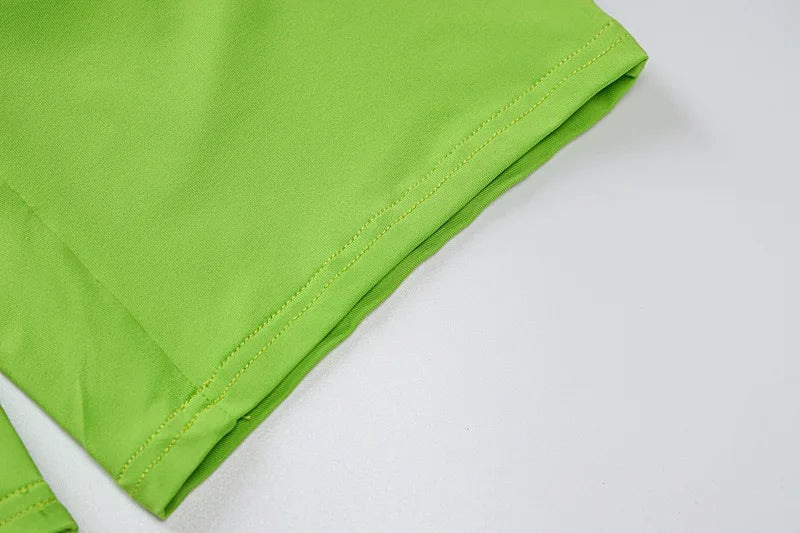 One Shoulder Gym Overalls Fitness Clothing Women Yoga Sporty Jumpsuit Woman 2023 Workout Clothes for Women Sportswear Green