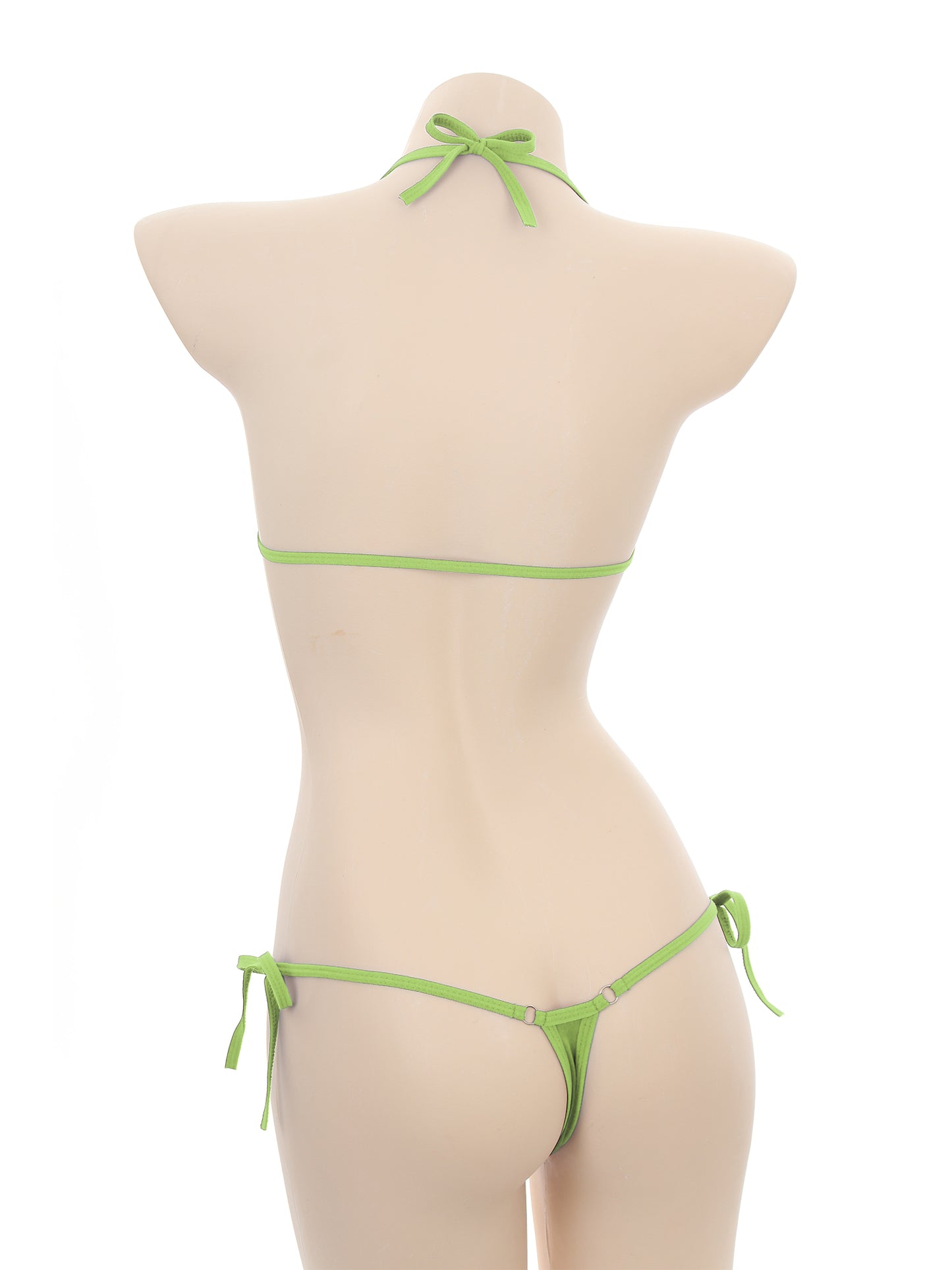 Bikini Swimsuit Outfits for Women Sexy Micro Mini Bikini Set Bandage Bra Thong Two Piece Swimwear Beachwear Bathing Suit Femme