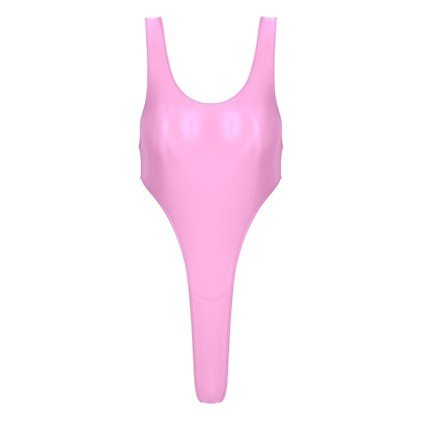 Womens Swimsuit 2022 New Glossy One-piece Swimming Bathing Suit Backless High Cut Bodysuit Sportwear Beachwear Swimwear