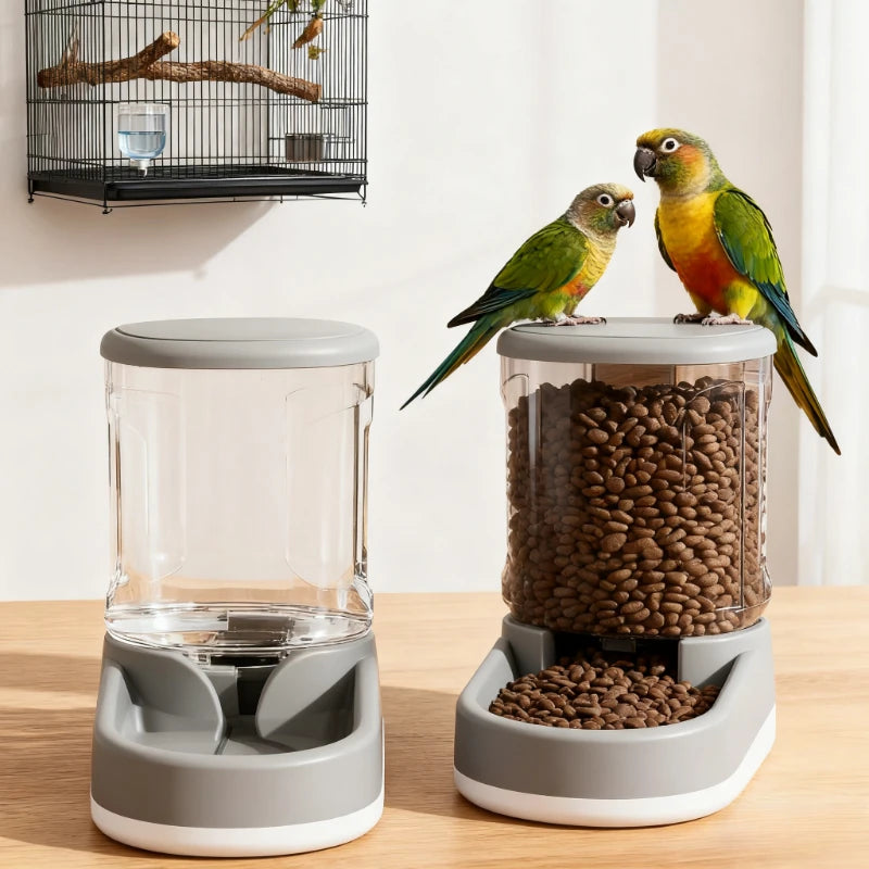 All-Size Pet Kit: Adjustable Height Feeder&Dish for Puppy/Senior Cats, Split-Design Non-Electric, Portable Spill-Free Solution