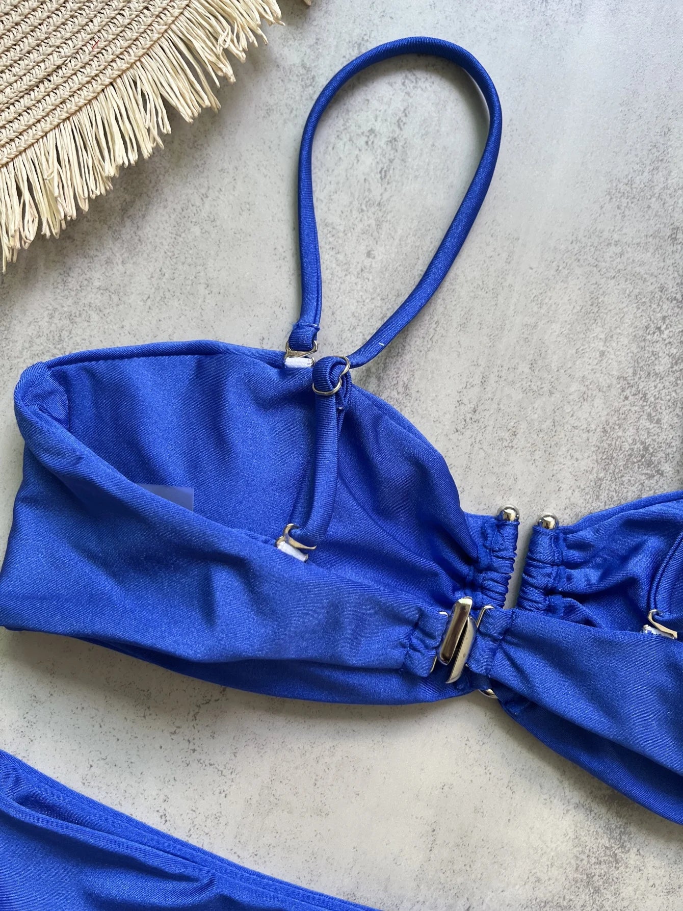 Bandeau Bikini Push Up Women Swimsuits 2024 Sexy Female Swimwear Brazilian Bikini Set Thong Biquini Swim Suits Solid Beachwear