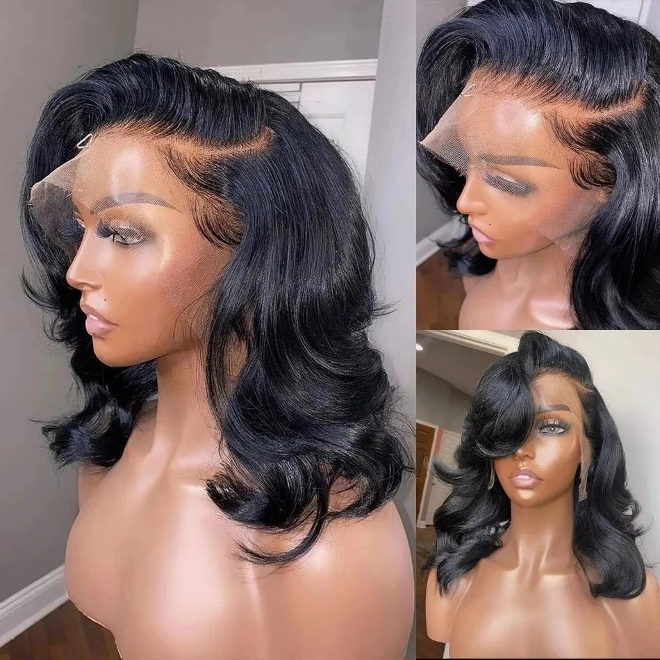 Lafino 200% Density Body Wave Lace Front Wig 13x6 13x4 Lace Front Wig Human Hair 4x4 5x5 Hd Lace Closure Wig Loose Body Wave