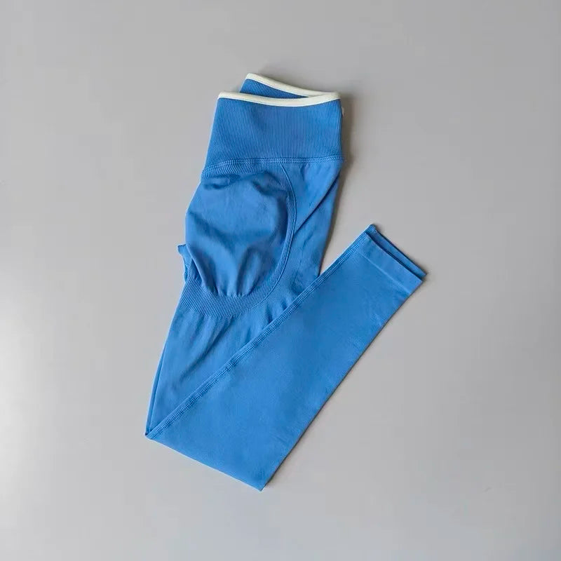 Peach Butt Yoga Pants, High-Waisted Butt-Lifting Fitness Pants for Women, Highly Elastic Quick-Drying Tight Leggings for Workout