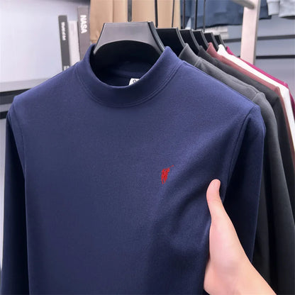 Xiaoma logo solid color simple hoodie men's top t-shirt windproof, warm, loose and comfortable