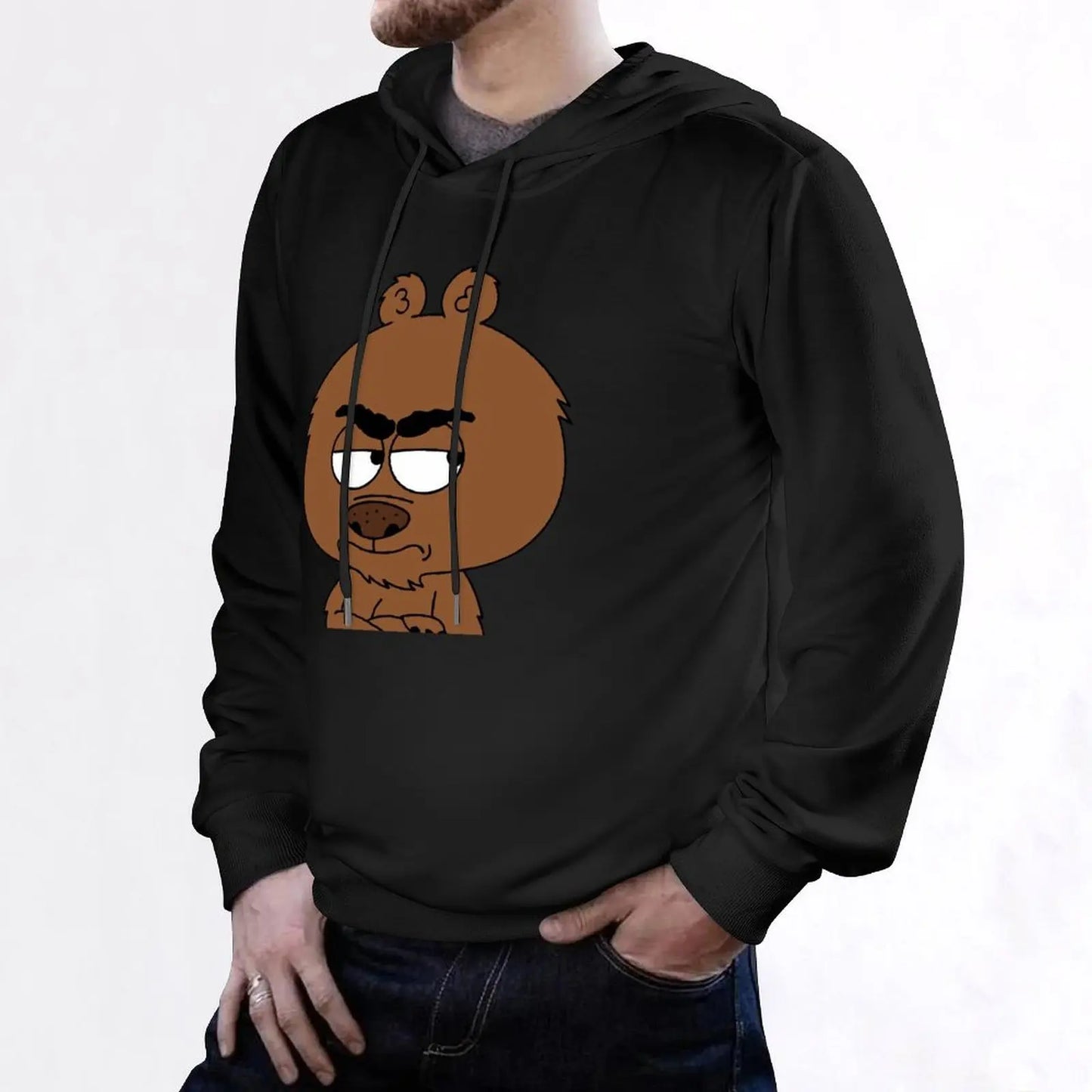 Malloy-Brickleberry-Art Short Sleeve Classic Comfort Soft Crewneck Hoodie autumn new products man hoodie