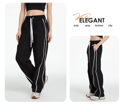 Sports Trousers Women Summer Cool Windproof Outdoor Mountaineering Loose Casual Wide-leg Pants Quick-drying Sun Protection Pants