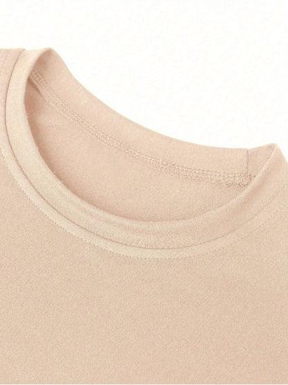 Women's summer casual plus size portrait abstract print large round neck short sleeved pocket dress