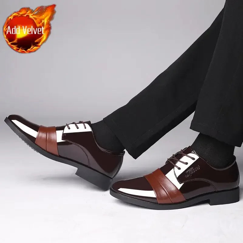 Business Dress Shoes Man Official Leather Casual Social Shoe for Men High Quality Fashion Footwear Office Elegant and Classic 39