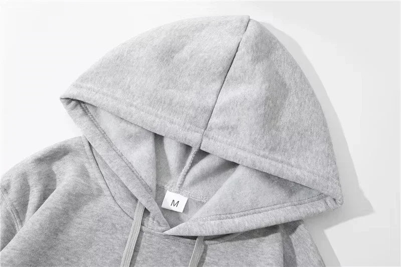 Men's Hoodie Autumn Winter High Grade Warm Sweatshirt Male Daily Casual Fashion Pullover Outdoor Gym Fitness Sporty Hooded Coats