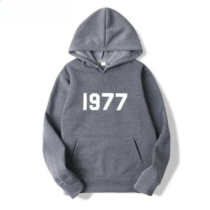 1977 New Fashion Men's and Women's Hoodies Hip Hop Street Brand High Quality Hot Selling Men's and Women's Sports Hoodies