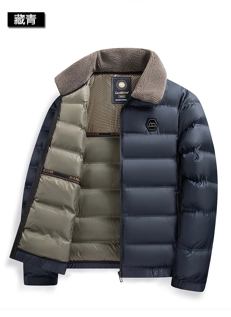 Top Grade Graphene Warmth Technology Men's New Winter Parka Jacket Windbreaker Diamond Quilted Bubble Puffer Coats