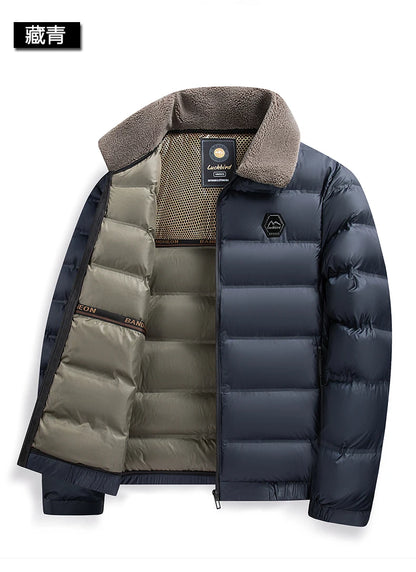 Top Grade Graphene Warmth Technology Men's New Winter Parka Jacket Windbreaker Diamond Quilted Bubble Puffer Coats