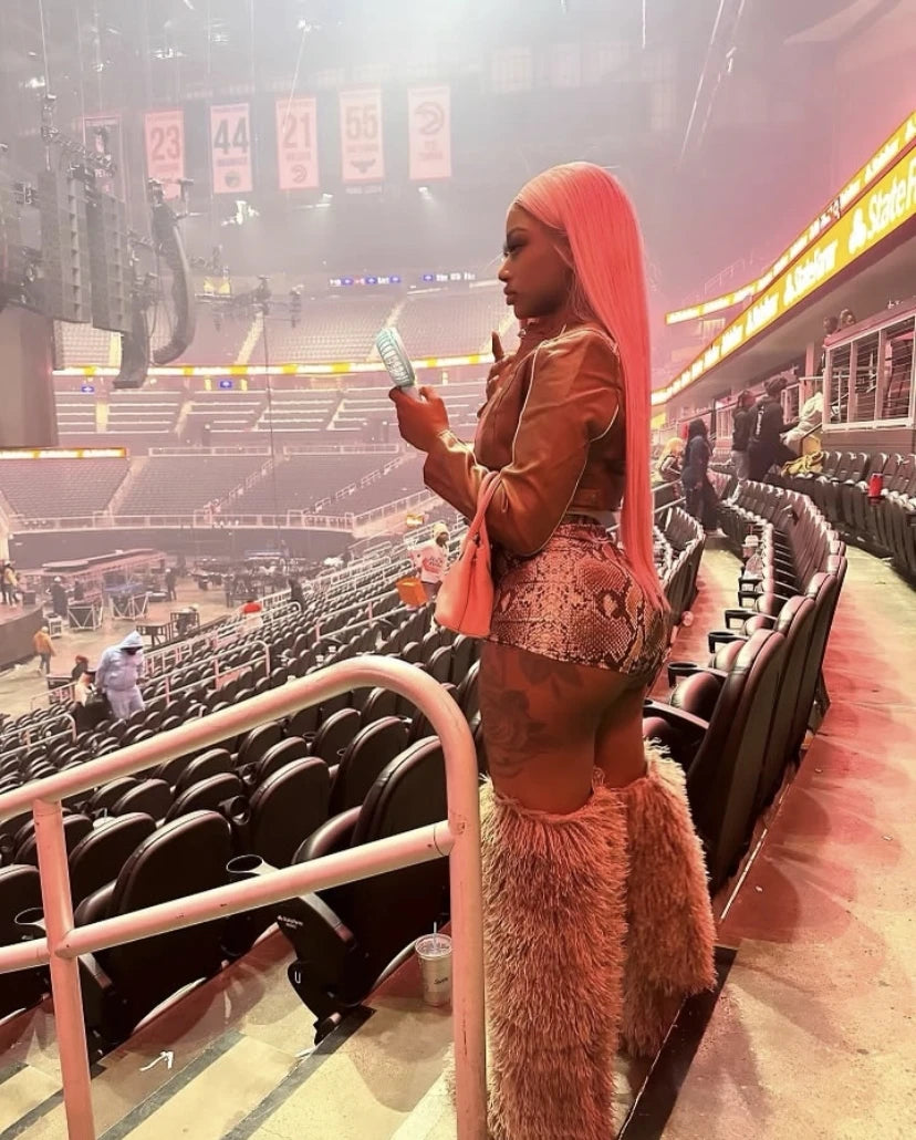 Women's Thigh High Mongolian Boots High Boots Winter New Fox Fur Snow Boots  Women's Boots Leg Warm Boots Non-Slip Soles