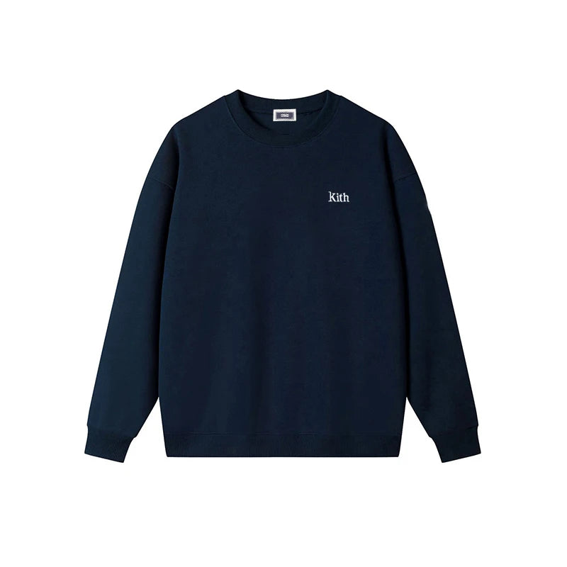 2025 Autumn High Quality O-Neck Sweatshirts Cotton Brand Embroidery logo Casual Hoodie Men Long Sleeve Women Tracksuit Tops