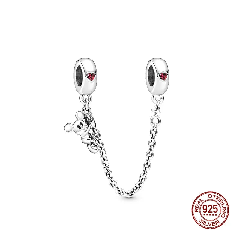 Charms 925 Silver Disney Series-Witch Charms Beads Fits 3mm Original Bracelet Necklace Womens DIY Fine Jewelry Gift Hot Sale