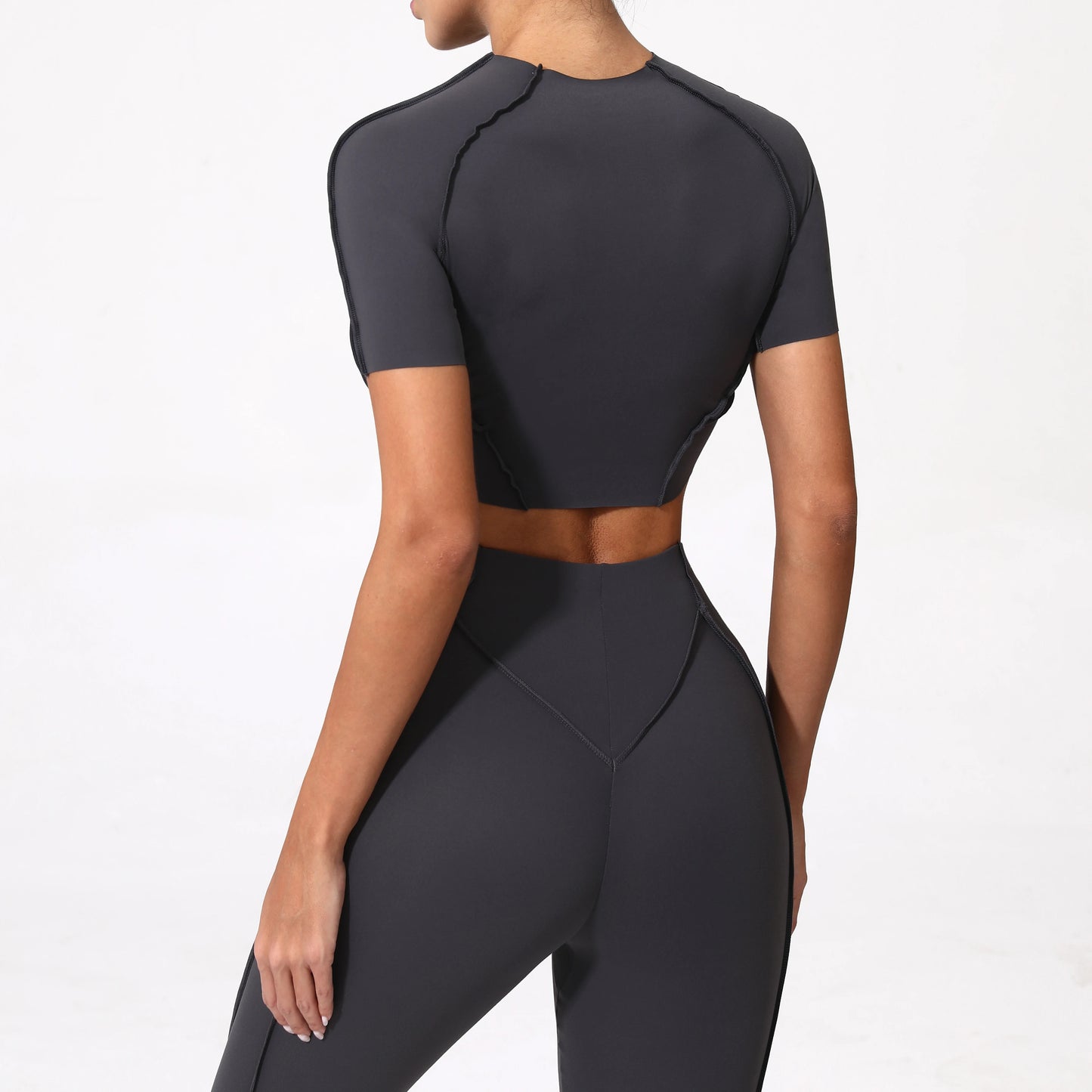 Women Yoga Top No Padded Sport T Shirts Fitness Clothes Short Sleeve Yoga Shirt Gym Top Running Active Wear Sport Tops