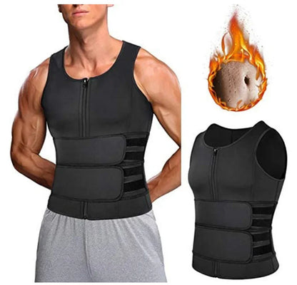 Body Shaper Mens Waist Corset Slimming Belt Belly Underwear Fat Burner Chest Abdominal Binder Sweating Man Reductive Girdle