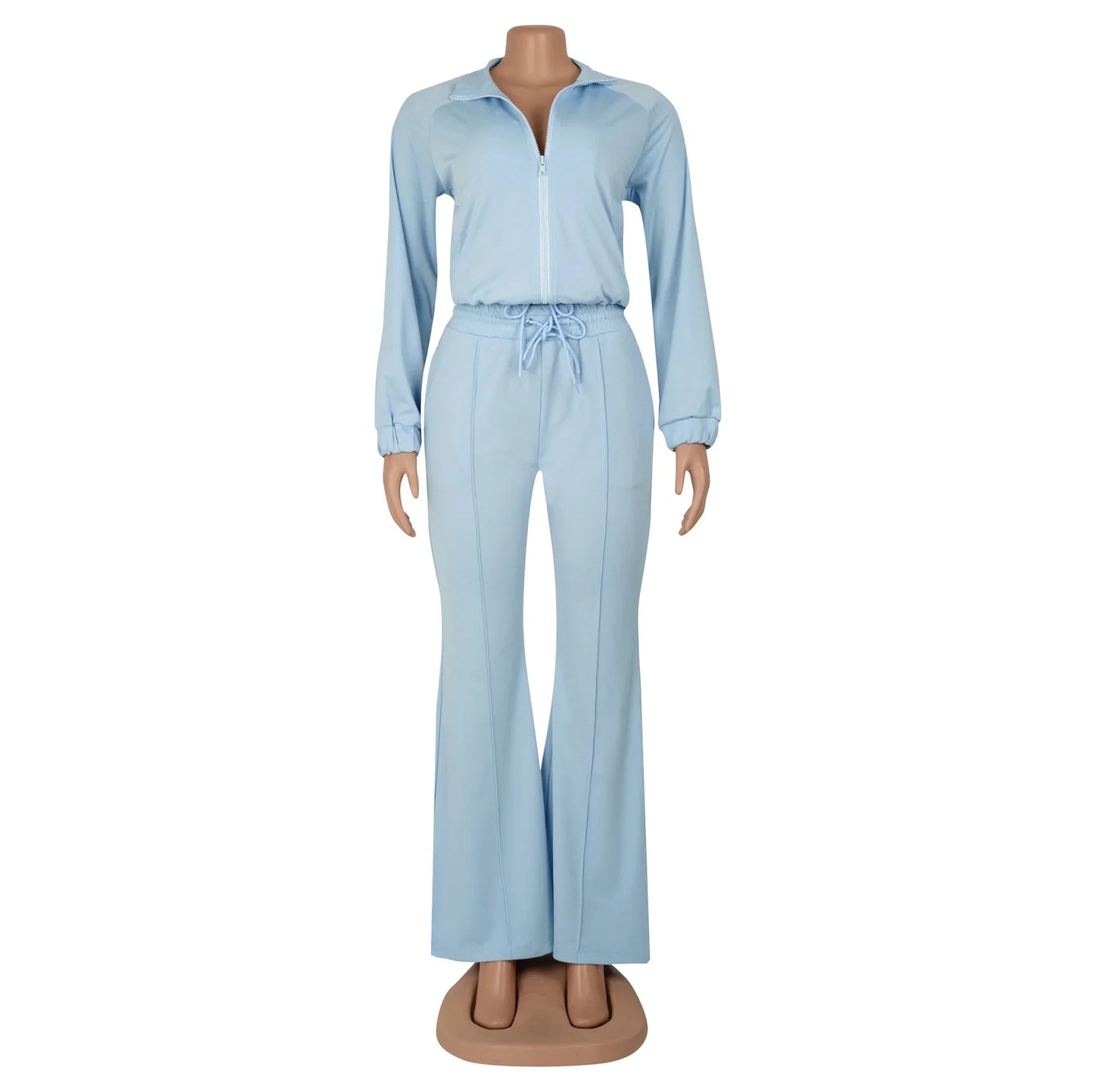 Trendy Women 2 Piece Tracksuit Autumn Winter Sport Jogger Outfits Fashion Solid Sweatsuit 2026 Female Two Piece Pants Set